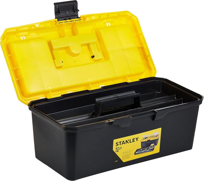 Stanley Heavy Duty Plastic Tool Box - 16 Inches - Image 2